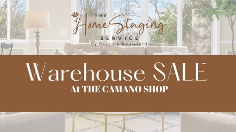 Beach and Blvd Home Staging Warehouse Sale