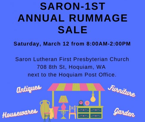 Saron Lutheran-First Presbyterian Church Annual Rummage Sale