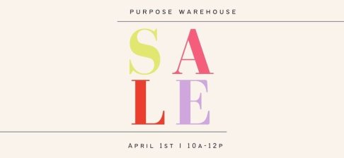 Purpose Boutique Warehouse Sale