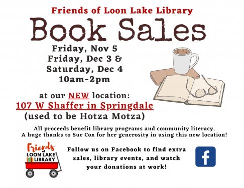 Friends of Loon Lake Library Book Sale