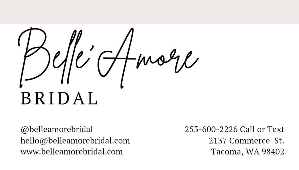 Belle'Amore Bridal Spring Blowout Wedding Gown Sale
