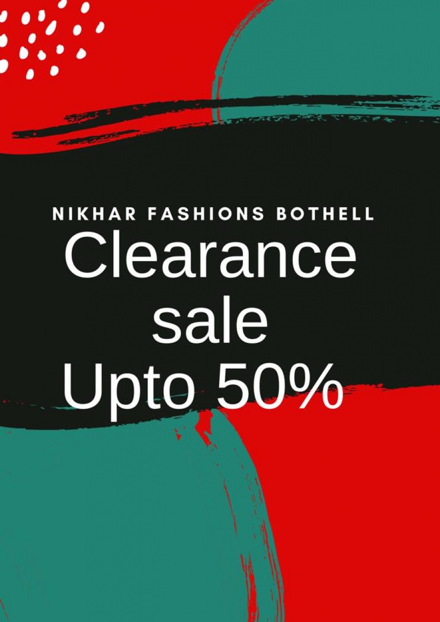 Nikhar Fashions Bothell Huge Summer Clearance Sale