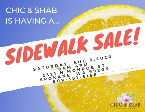 Chic and Shab Sidewalk Sale